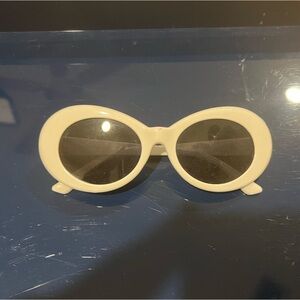 Urban Outfitters white sunglasses